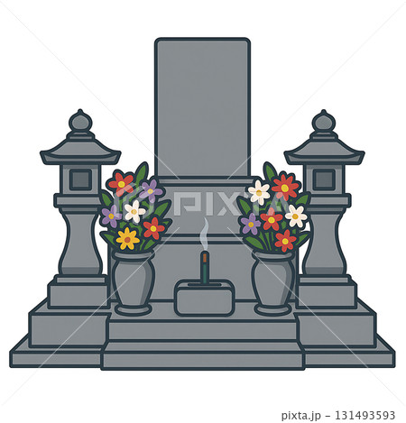 墓　墓石 131493593