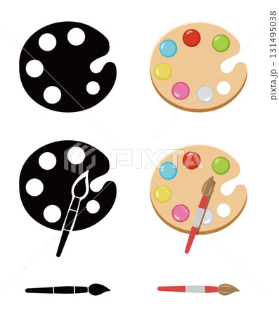 パレット　アイコン　セット 131495038