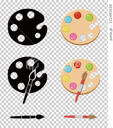 パレット　アイコン　セット 131495038