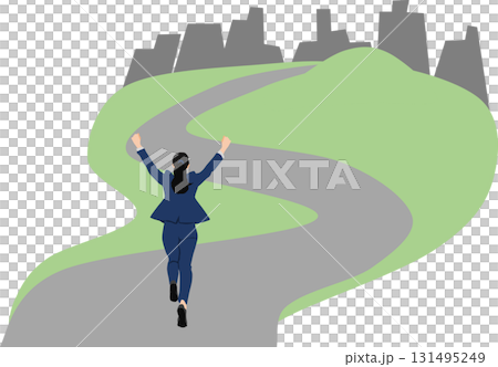 Illustration of a roadmap to achieving your goals Illustration of a roadmap to achieving your goals 131495249