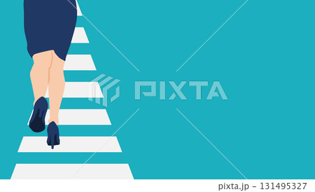 目標達成へのロードマップのイラスト 131495327