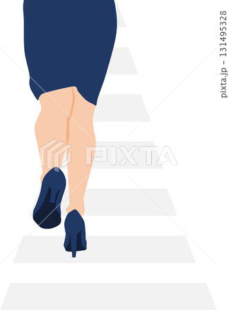 目標達成へのロードマップのイラスト 目標達成へのロードマップのイラスト 131495328