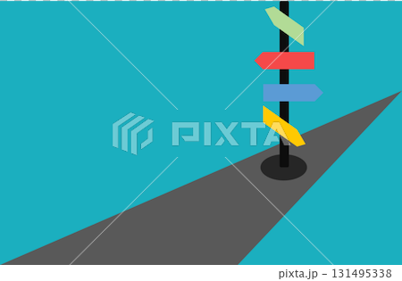 實現目標的路線圖插圖 131495338