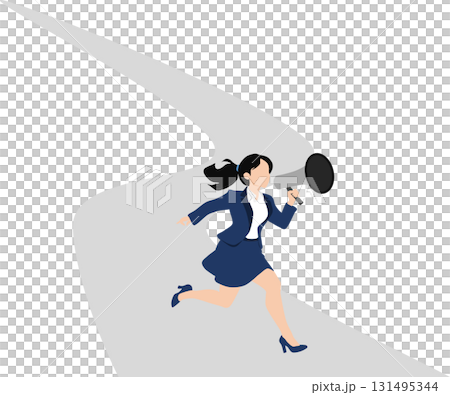 Illustration of a roadmap to achieving your goals 131495344