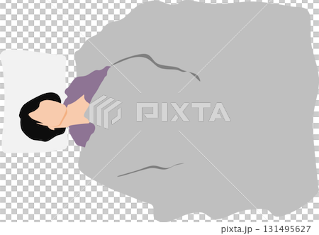 一個女人睡午覺的插圖 131495627