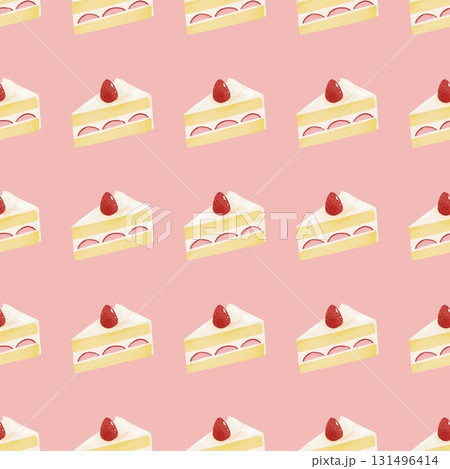 ショートケーキのパターン 131496414
