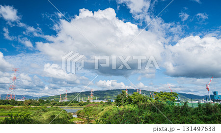 秋の淀川風景 大阪府高槻市 枚方市 秋の淀川風景 大阪府高槻市 枚方市 131497638