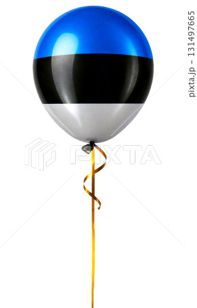 エストニアの国旗の柄の風船。 エストニアの国旗の柄の風船。 131497665