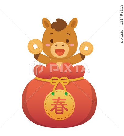 馬 午 茶色 131498115