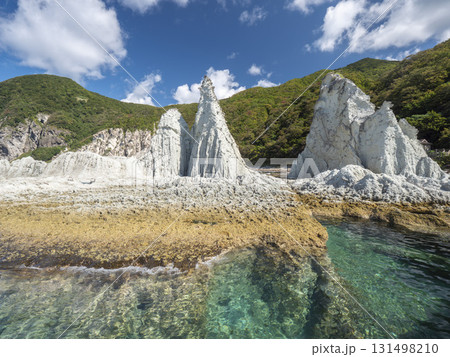秋の仏ヶ浦の風景　青森県佐井村 131498210