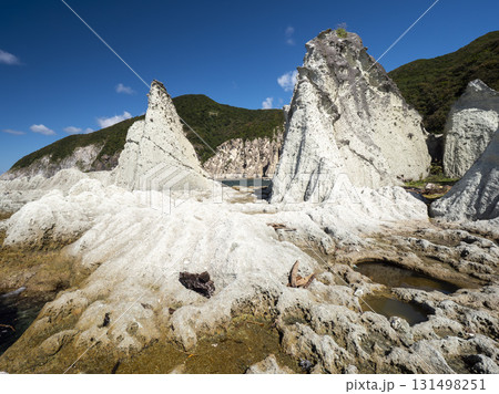 秋の仏ヶ浦の風景 青森県佐井村 秋の仏ヶ浦の風景 青森県佐井村 131498251