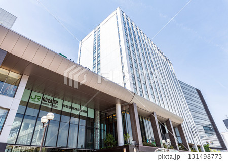 宮城県仙台市　晴天のJR仙台駅（東口） 131498773