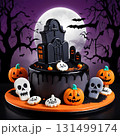 Cake theme Halloween  131499174