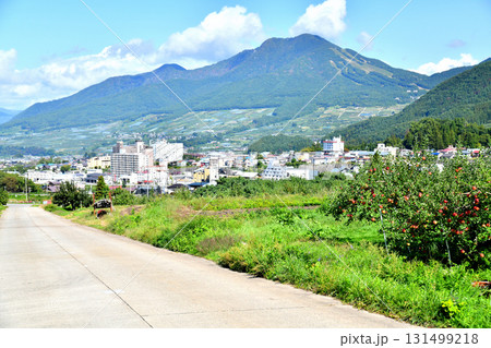 高社山、湯田中駅周辺を望む(長野県山ノ内町)【2025.9】 高社山、湯田中駅周辺を望む(長野県山ノ内町)【2025.9】 131499218