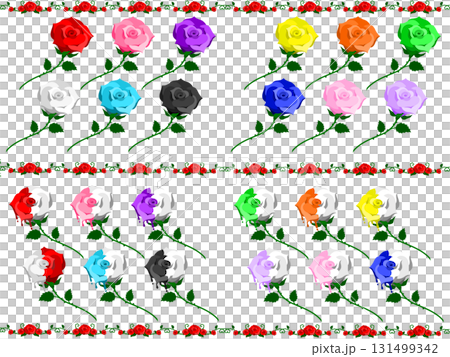 Rose & Freshly Painted Rose Set Rose & Freshly Painted Rose Set 131499342