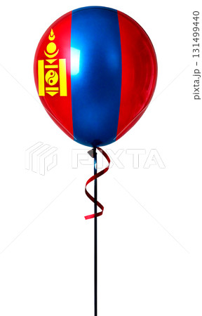 モンゴルの国旗の柄の風船。 131499440
