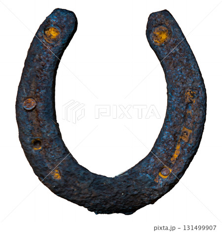 Old rustic horseshoe 131499907
