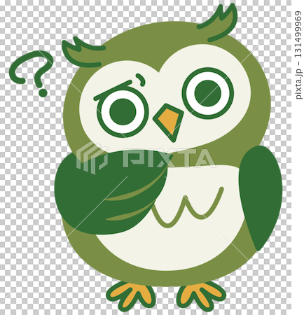 貓頭鷹的各種表情（綠色）_咦？ 131499969