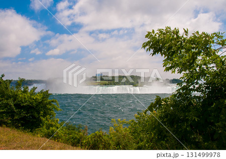 The waterfalls of Niagara in Canada are one of the great wonders of the world The waterfalls of Niagara in Canada are one of the great wonders of the world 131499978