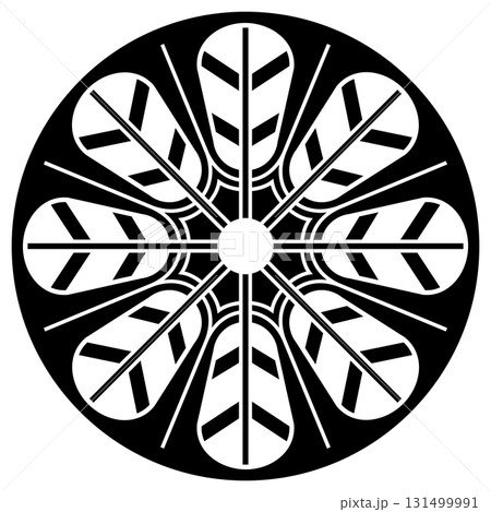 井上清秀、井上正就の家紋です。井上家鷹の羽といいます。 131499991