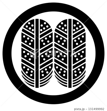 久世広宣の家紋です。久世家鷹の羽といいます。 131499992