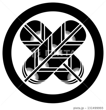 家紋です。中村家鷹の羽といいます。 家紋です。中村家鷹の羽といいます。 131499993