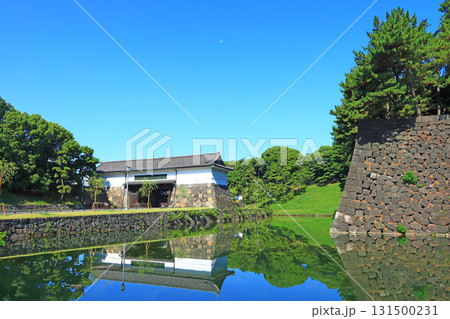 東京都千代田区皇居外苑、桜田門の風景 東京都千代田区皇居外苑、桜田門の風景 131500231