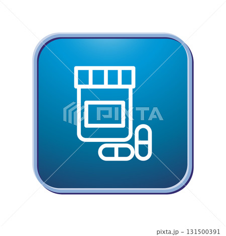 Medicine jar icon design template Medicine jar icon design template 131500391