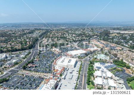 Aerial view of Del Mar Neighborhood, San Diego County 131500621