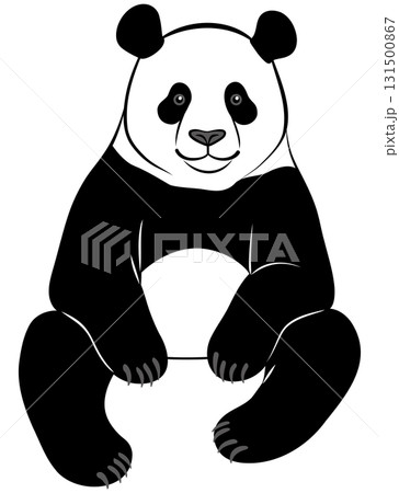 おすわりパンダ03 131500867