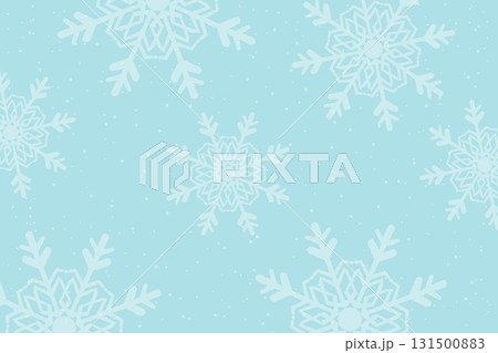 Snowflakes background flat vector illustration. Vector illustration 131500883