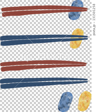 Illustration of chopsticks and chopstick rest 131501258