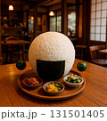 巨大おにぎりと和食の副菜 131501405