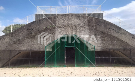 掩体壕　掩体壕跡　戦争遺構  (長崎県大村市／下原口公園) 131501502