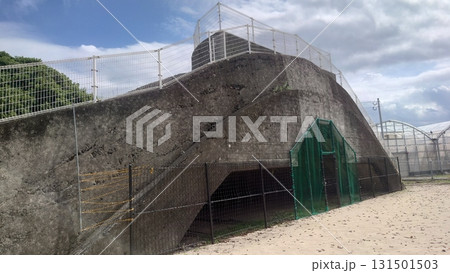 掩体壕　掩体壕跡　戦争遺構  (長崎県大村市／下原口公園) 131501503