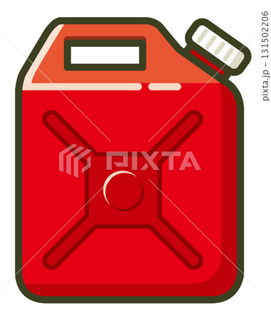 赤いポリタンクのイラスト 赤いポリタンクのイラスト 131502206