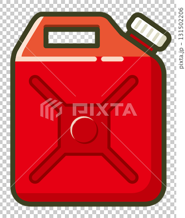 赤いポリタンクのイラスト 赤いポリタンクのイラスト 131502206