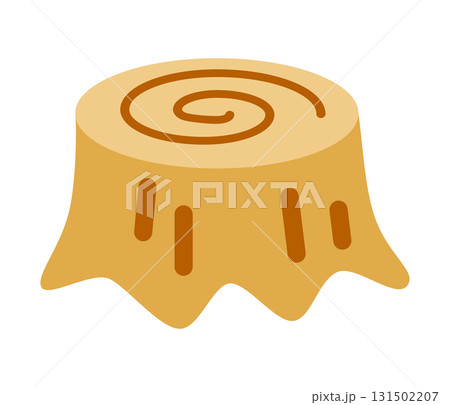 シンプルな切り株のイラスト シンプルな切り株のイラスト 131502207