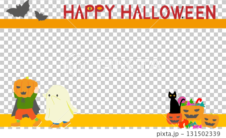 Halloween vector illustration frame Halloween vector illustration frame 131502339