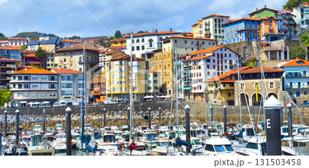 Fishing Port, Mutriku Harbour, Mutriku, Spain Fishing Port, Mutriku Harbour, Mutriku, Spain 131503458