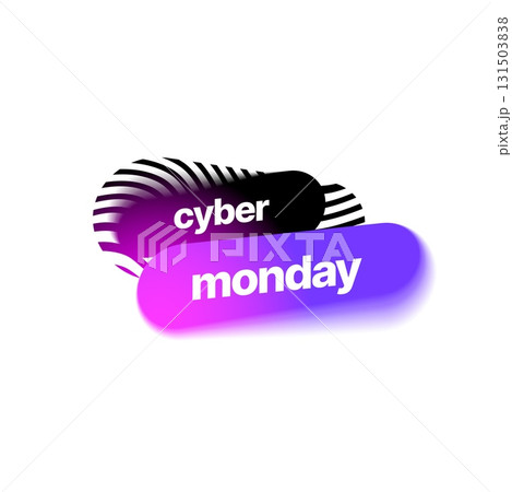 Cyber Monday discount banner template. Vector illustration for special offer. Cyber Monday discount banner template. Vector illustration for special offer. 131503838