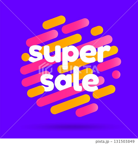 Sale banner template design. Special offer. Vector illustration. 131503849