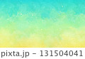鮮やかな緑と黄色のグラデーションの背景　水彩　エメラルドグリーン 131504041