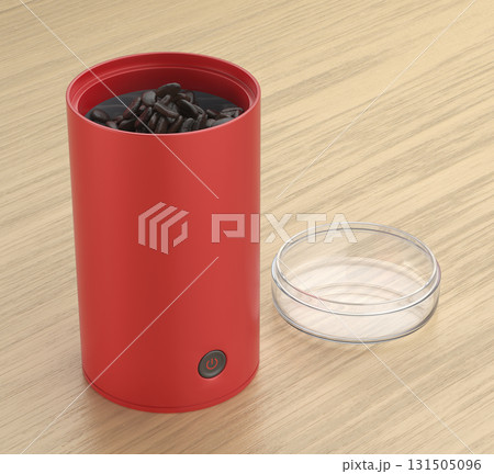 Red electric coffee grinder Red electric coffee grinder 131505096