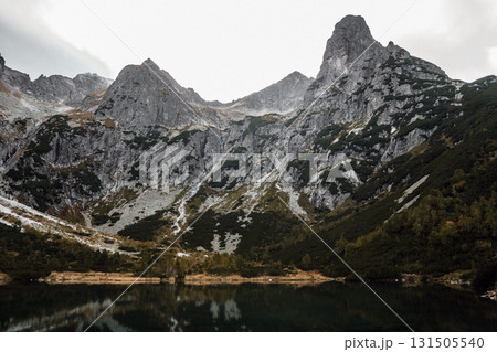 Zelene Pleso Lake in High Tatras, Slovakia Scenic Alpine View 131505540