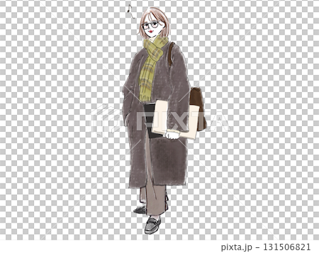 穿著大衣的女人 穿著大衣的女人 131506821