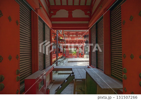 奈良 談山神社 楼門と社殿 奈良 談山神社 楼門と社殿 131507266