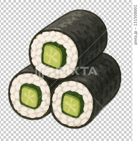 河童卷壽司插圖（3個） 131508001
