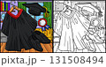 Graduation Toga, Cap and Shoes Illustration  131508494
