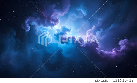 Celestial Cloudscape Nebula in Deep Space 131510418